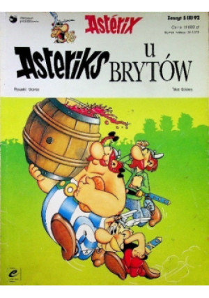 Asteriks u Brytów Zeszyt 5 - Rene Goscinny - książka  wyd. 1992