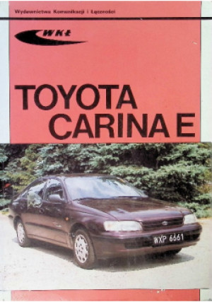 Toyota carina E - książka  wyd. 1998