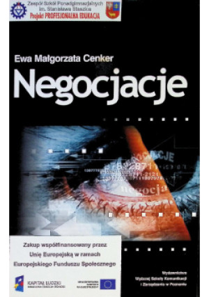 Negocjacje - Ewa Małgorzata Canker - książka  wyd. 2002