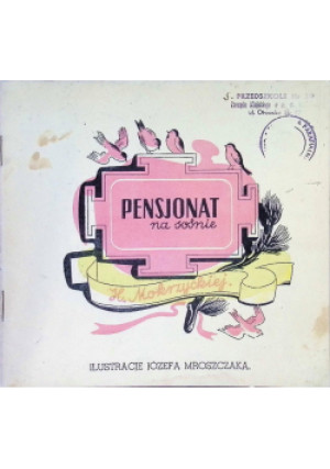 Pensjonat Na Sośnie - książka  wyd. 1982