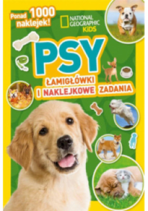 National Geographic Kids. Psy. Łamigłówki - książka  wyd. 2023