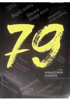 79 wskazówek Roberta - Robert Chuchro - książka  wyd. 2023