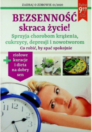 Bezsenność skraca życie - książka  wyd. 2020