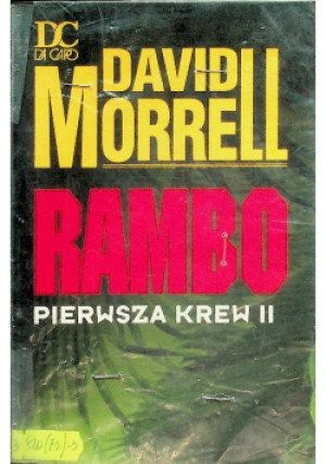 Rambo pierwsza krew II - David Morrell - książka  wyd. 1994