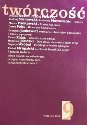 Twórczość Nr 7 / 09 - Leszek Kołakowski - książka  wyd. 2009