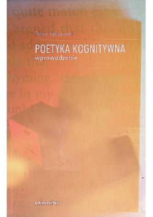Poetyka kognitywna - Peter Stockwell - książka  wyd. 2006
