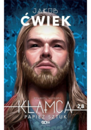 Kłamca 2,8 Papież sztuk - Jakub Ćwiek - książka fantasy wyd. 2019