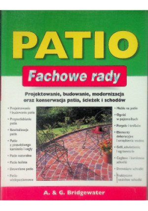 Fachowe rady Patio - A. Bridgewater, G. Bridgewater - książka  wyd. 2010