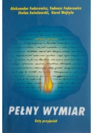 Pełny wymiar - książka  wyd. 2002