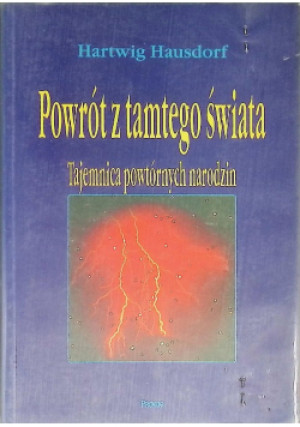 Powrót z tamtego świata - Hartwig Hausdorf - książka  wyd. 2000