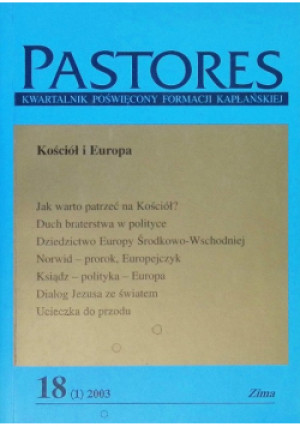 Pastores Nr 18 / 03 - książka  wyd. 2003