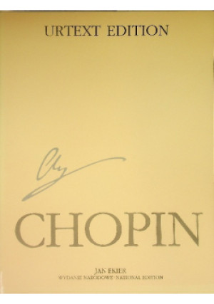 Chopin Urtext edition - książka  wyd. 2001