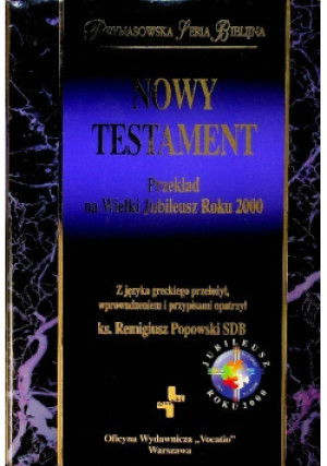 Nowy Testament - książka  wyd. 2000