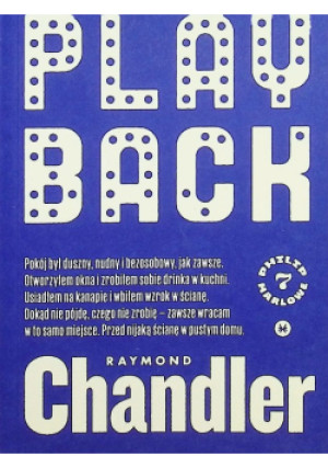 Playback Tom 7 - Raymond Chandler - książka  wyd. 2025