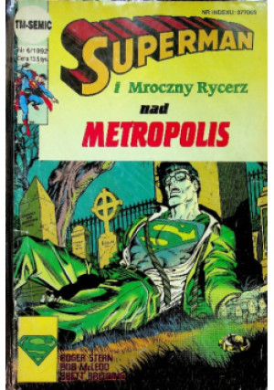 Superman Nr 6/92 - książka  wyd. 1992
