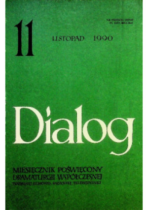 Dialog Nr 11 / 90 - książka  wyd. 1990