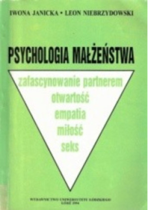 Psychologia małżeństwa - Leon Niebrzydowski, Iwona Janicka - książka  wyd. 1994