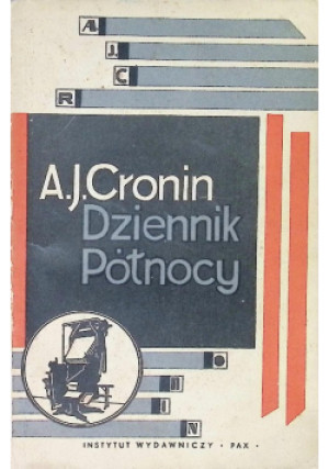 Dziennik Północy - A. J. Cronin - książka historyczna wyd. 1961