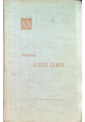 Camus Dżuma - Albert Camus - książka  wyd. 1957