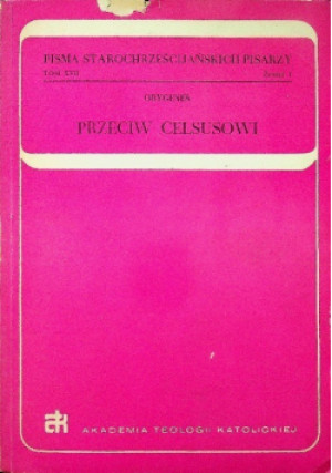 Przeciw Celsusowi, Zeszyt 1 - Emil Stanula - książka  wyd. 1977