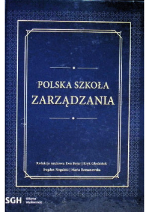 Polska Szkoła Zarządzania - książka  wyd. 2024