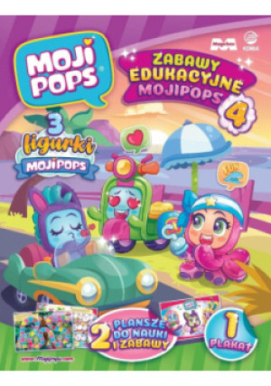 MojiPops Zabawy Edukacyjne cz.4 - książka  wyd. 2025