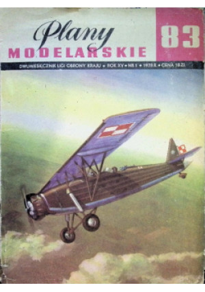 Plany modelarskie Nr 83 - książka  wyd. 1978