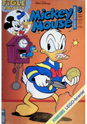 Mickey Mouse Nr 5 - książka  wyd. 1994