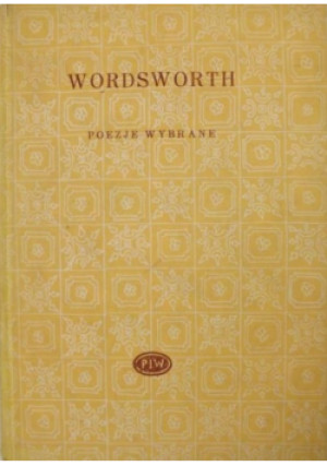 Poezje wybrane - William Wordsworth - książka  wyd. 1978