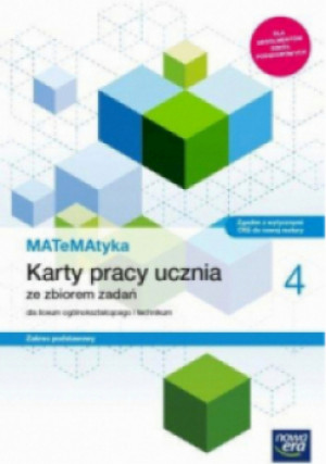 Matematyka Klasa 4 Karty pracy ucznia Zakres podstawowy - Dorota Ponczek, Karolina Wej - książka  wyd. 2022