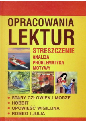 Opracowania lektur - książka  wyd. 2013