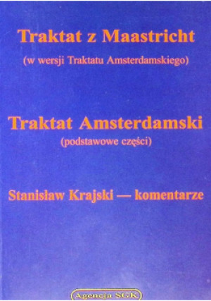 Traktat Z Maastricht - książka  wyd. 2001