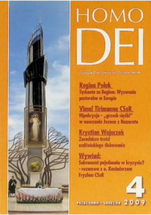 Homo Dei Nr 1/11 - książka  wyd. 2016