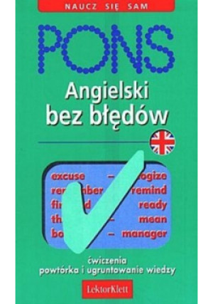 Angielski bez błędów - książka  wyd. 2002