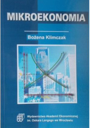 Mikroekonomia Ćwiczenia - Bożena Klimczak - książka  wyd. 1998