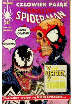 The Amazing Spiderman Nr 5 / 93 - książka  wyd. 1993