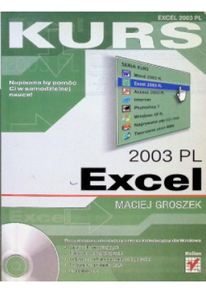 Kurs Excel 2003 - Maciej Groszek - książka  wyd. 2003
