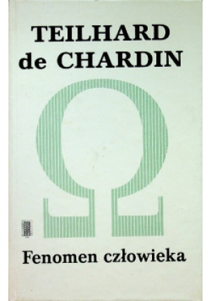 Fenomen człowieka - Teilhard de Chardin - książka  wyd. 1993