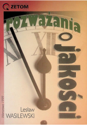 Rozwazania o jakosci - Lesław Wasilewski - książka  wyd. 1999