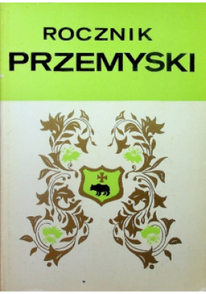 Rocznik Przemyski - książka historyczna wyd. 1977