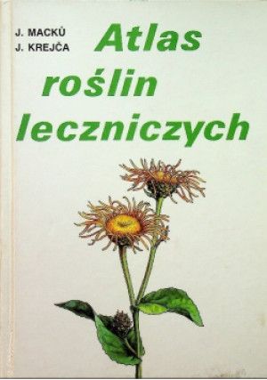 Atlas roślin leczniczych - Jan Macku, Jindrich Krejca - książka  wyd. 1989