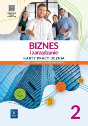 Biznes i zarządzanie 2 Karty pracy - Piotr Kur - książka  wyd. 2024