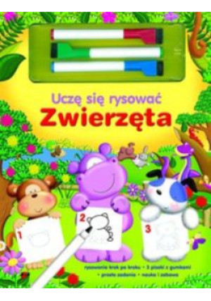 Zwierzęta Uczę się rysować - książka  wyd. 2013