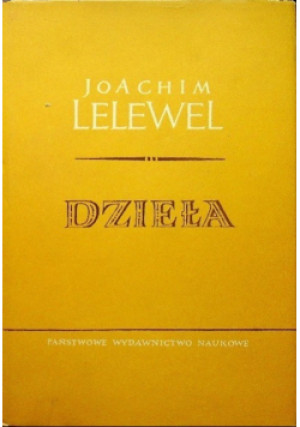Lelewel Dzieła Tom II - Joachim Lelewel - książka  wyd. 1964