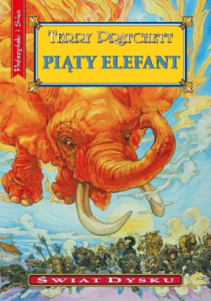 Piąty elefant - Terry Pratchett - książka fantasy wyd. 1999