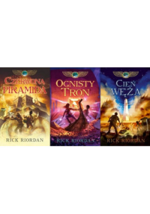 Kroniki Rodu Kane Tom I do III - Rick Riordan - książka fantasy wyd. 2022