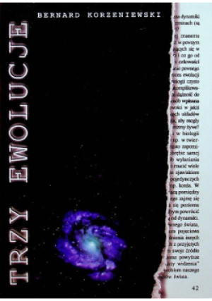 Trzy ewolucje - Bernard Korzeniewski - książka  wyd. 1997