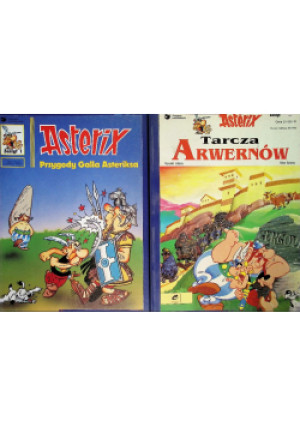 Asterix Zeszyt 1 i 2 - książka  wyd. 1992