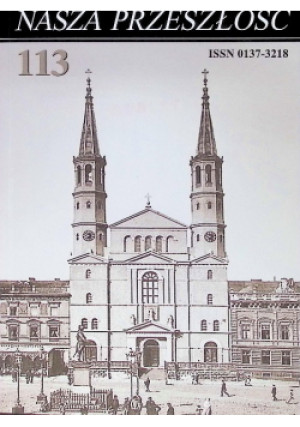 Nasza przeszłość Nr 113 / 10 - Alfons Schletz - książka  wyd. 2010