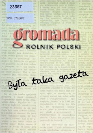 Gromada Rolnik polski - Wojciech Borsuk - książka  wyd. 2002